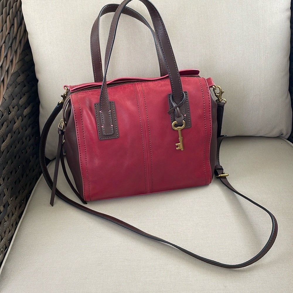 Fossil Satchel /Crossbody Emma